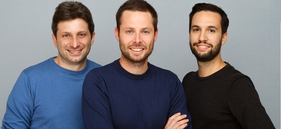 I fondatori di PreBiomics, da sx Nicola Segata, Paolo Ghensi e Mattia Bolzan